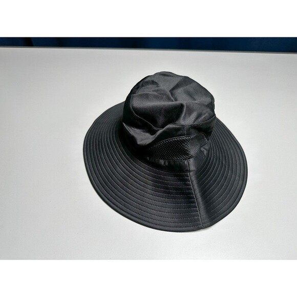 Hairbrella Satin-Lined Waterproof Sun Beach Outdoor Hat Unisex Black New - Picture 5 of 11